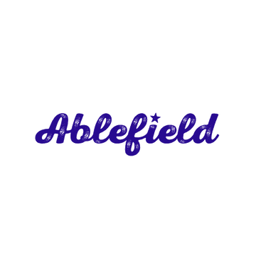 Ablefield.com logo, a brandable .com business name for sale