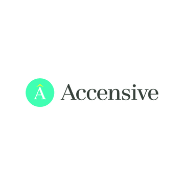 Accensive.com logo, a brandable .com business name for sale