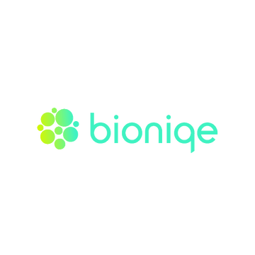 Bioniqe.com logo, a brandable .com business name for sale