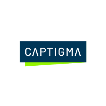 Captigma.com logo, a brandable .com business name for sale