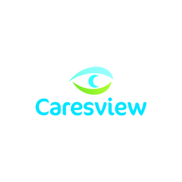 Caresview.com logo, a brandable .com business name for sale