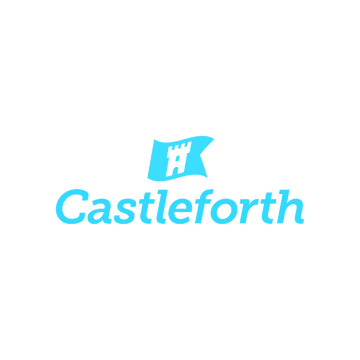 Castleforth.com logo, a brandable .com business name for sale