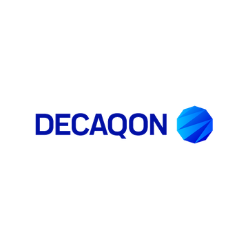 Decaqon.com logo, a brandable .com business name for sale