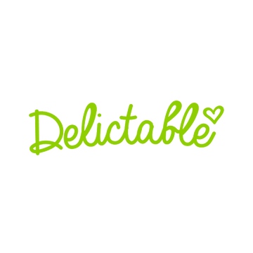 Delictable.com logo, a brandable .com business name for sale
