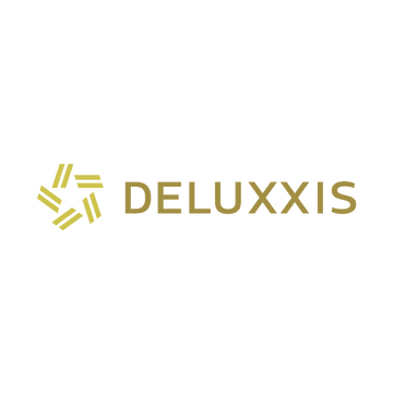 Deluxxis.com logo, a brandable .com business name for sale