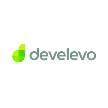 Develevo.com logo, a brandable .com business name for sale