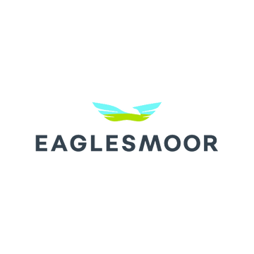 Eaglesmoor.com logo, a brandable .com business name for sale