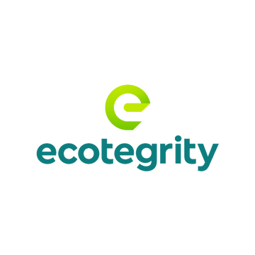 Ecotegrity.com logo, a brandable .com business name for sale