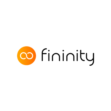 Fininity.com logo, a brandable .com business name for sale