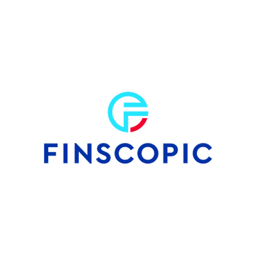 Finscopic.com logo, a brandable .com business name for sale