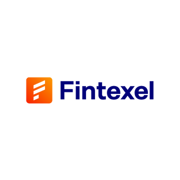 Fintexel.com logo, a brandable .com business name for sale