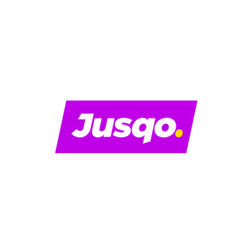 Jusqo.com logo, a brandable .com business name for sale