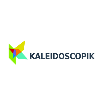 Kaleidoscopik.com logo, a brandable .com business name for sale