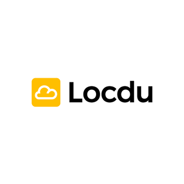 Locdu.com logo, a brandable .com business name for sale