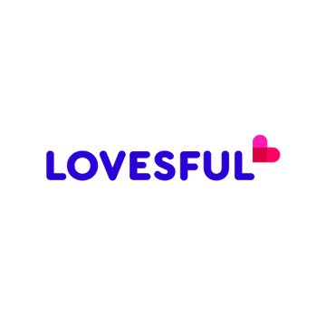 Lovesful.com logo, a brandable .com business name for sale