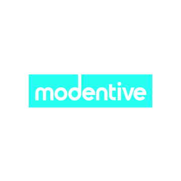 Modentive.com logo, a brandable .com business name for sale