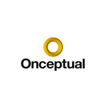 Onceptual.com logo, a brandable .com business name for sale