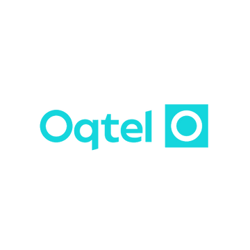 Oqtel.com logo, a brandable .com business name for sale