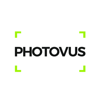 Photovus.com logo, a brandable .com business name for sale