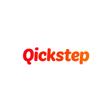Qickstep.com logo, a brandable .com business name for sale