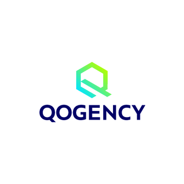 Qogency.com logo, a brandable .com business name for sale