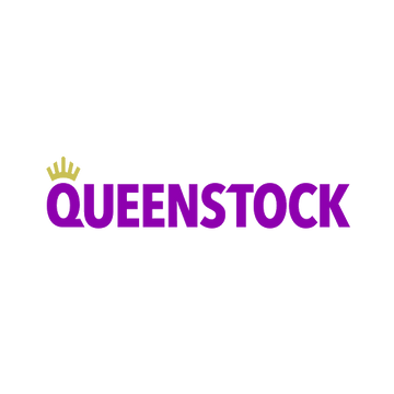 Queenstock.com logo, a brandable .com business name for sale