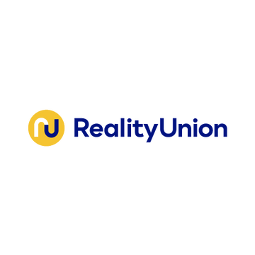 RealityUnion.com logo, a brandable .com business name for sale