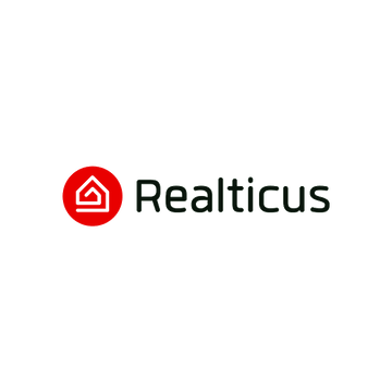 Realticus.com logo, a brandable .com business name for sale