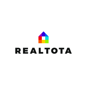 Realtota.com logo, a brandable .com business name for sale