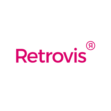 Retrovis.com logo, a brandable .com business name for sale