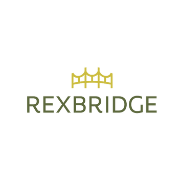 Rexbridge.com logo, a brandable .com business name for sale