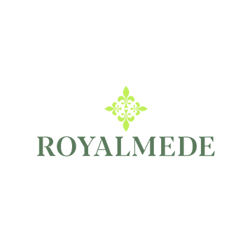 Royalmede.com logo, a brandable .com business name for sale
