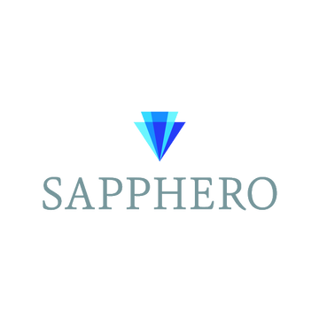 Sapphero.com logo, a brandable .com business name for sale
