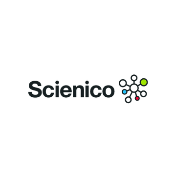Scienico.com logo, a brandable .com business name for sale