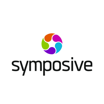Symposive.com logo, a brandable .com business name for sale