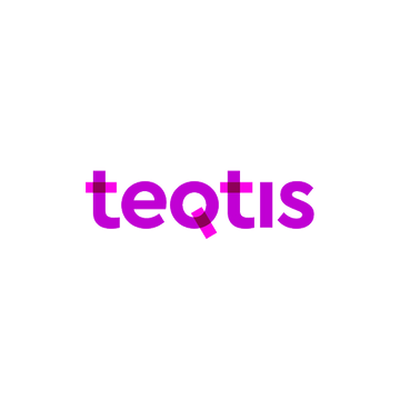 Teqtis.com logo, a brandable .com business name for sale