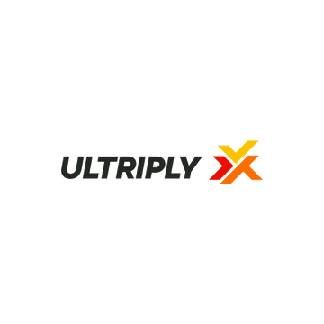 Ultriply.com logo, a brandable .com business name for sale