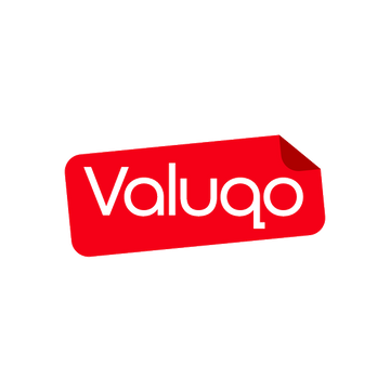 Valuqo.com logo, a brandable .com business name for sale