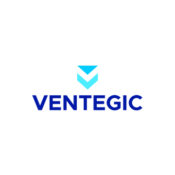 Ventegic.com logo, a brandable .com business name for sale