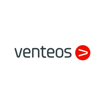 Venteos.com logo, a brandable .com business name for sale