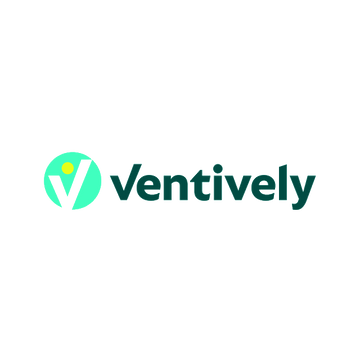 Ventively.com logo, a brandable .com business name for sale