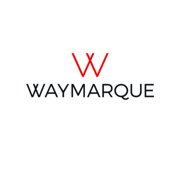 Waymarque.com logo, a brandable .com business name for sale
