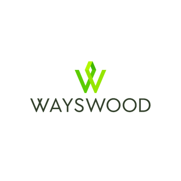 Wayswood.com logo, a brandable .com business name for sale