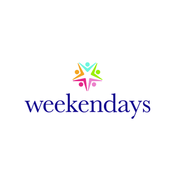 Weekendays.com logo, a brandable .com business name for sale