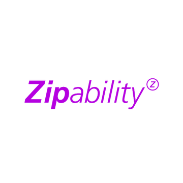 Zipability.com logo, a brandable .com business name for sale