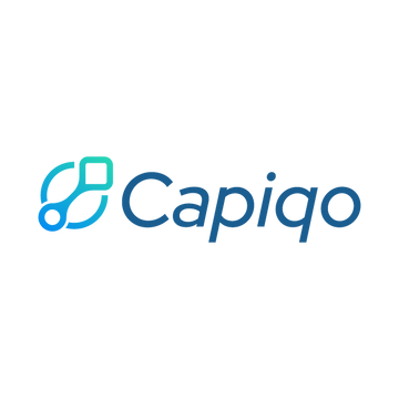 capiqo.com logo, a brandable .com business name for sale