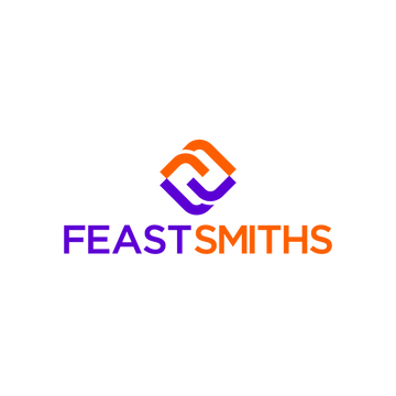 FeastSmiths.com logo, a brandable .com business name for sale