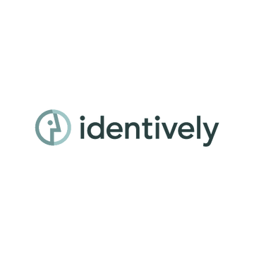 identively.com logo, a brandable .com business name for sale