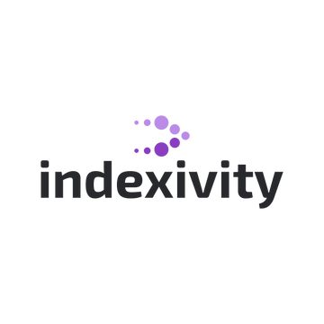 indexivity.com logo, a brandable .com business name for sale