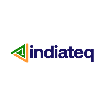 indiateq.com logo, a brandable .com business name for sale